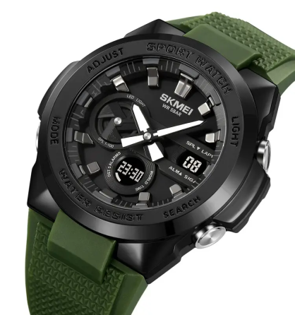Годинник чоловічий наручний спортивний Skmei 2105 (Зелений) Вінниця