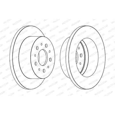 Гальмівний диск FERODO DDF1653 Вінниця