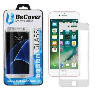 Стекло защитное BeCover Apple iPhone 7 / 8 / SE 2020 3D White (701041) Винница