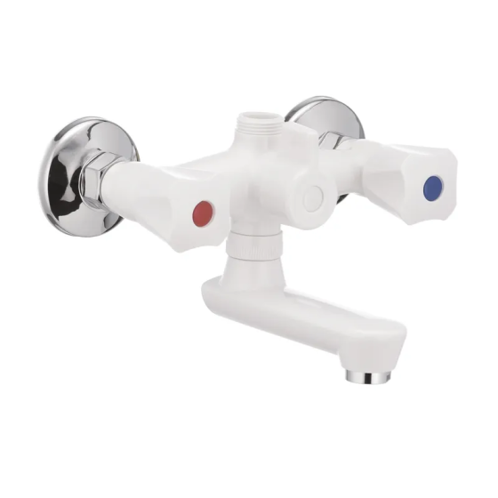 Змішувач для ванни Plamix Omega-142 білий    ( PM0021 ) 21879 Харків