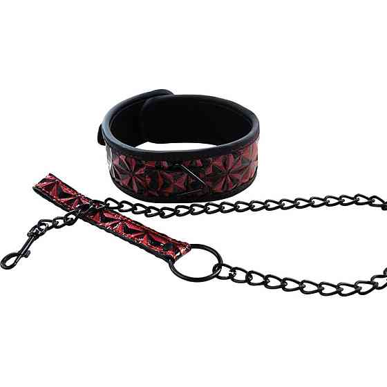 Нашийник Fantasy зі повідцем Collar with detachable leash Sex Aura Київ