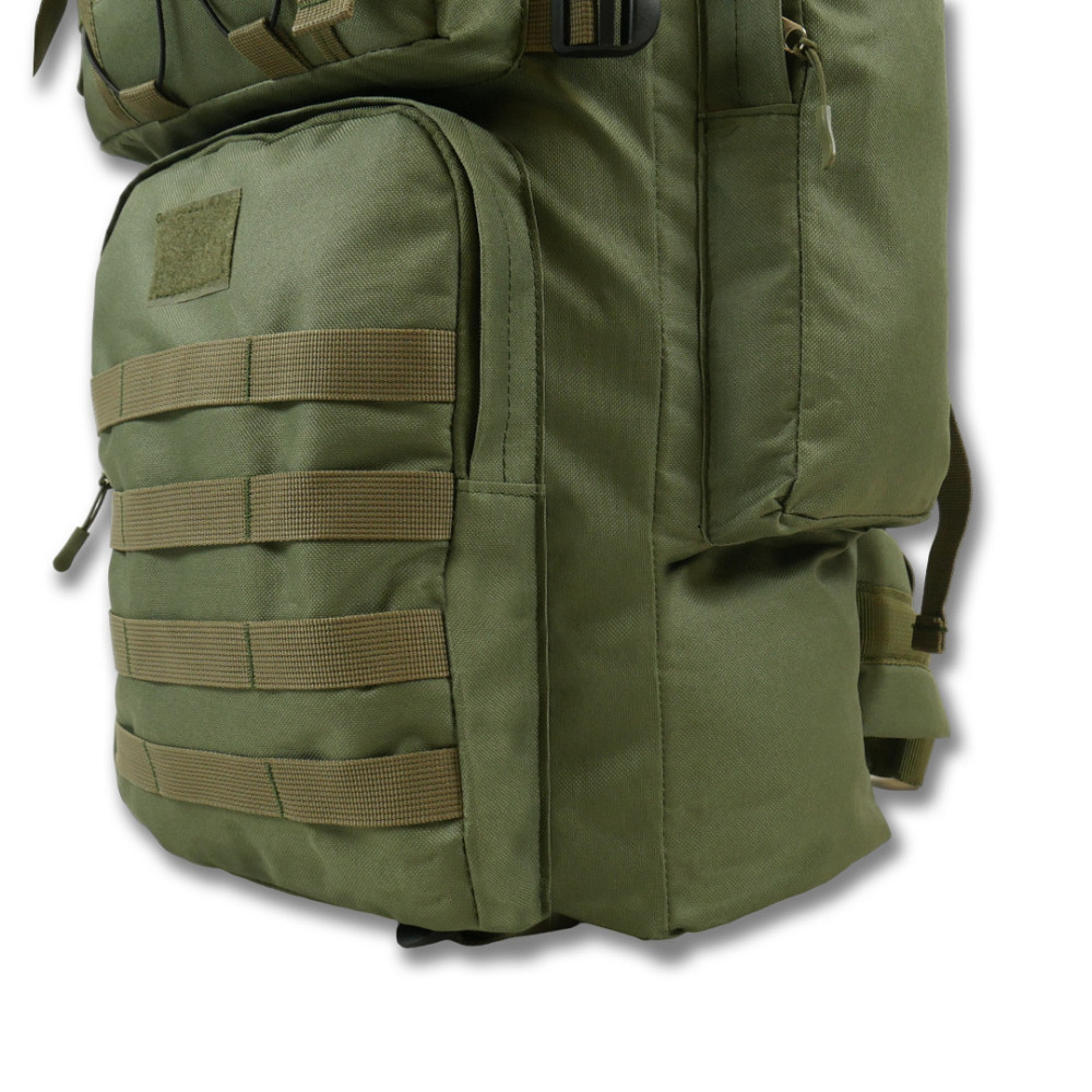 Тактичний рюкзак 70л хакі. Великий рюкзак тактичний, армійський рюкзак на 70 літрів Київ - фото 6