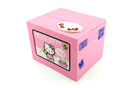 Интерактивная копилка Hello Kitty Piggy Banк розовый Коломия