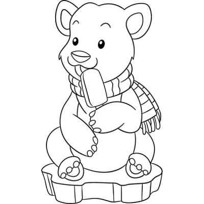 Картина по номерам ArtCraft Білий ведмедик 25х30 см (15117-AC) Винница