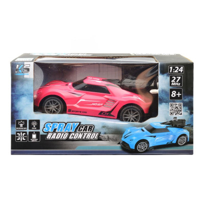 Радиоуправляемая игрушка Sulong Toys Spray Car - Sport (розовый, 1:24, свет, функция туман) (SL-354RHP) Винница - изображение 12