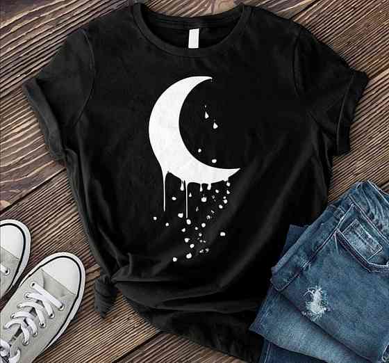 Футболка жіноча з принтом  48 Чорний 2664088819 Дніпро