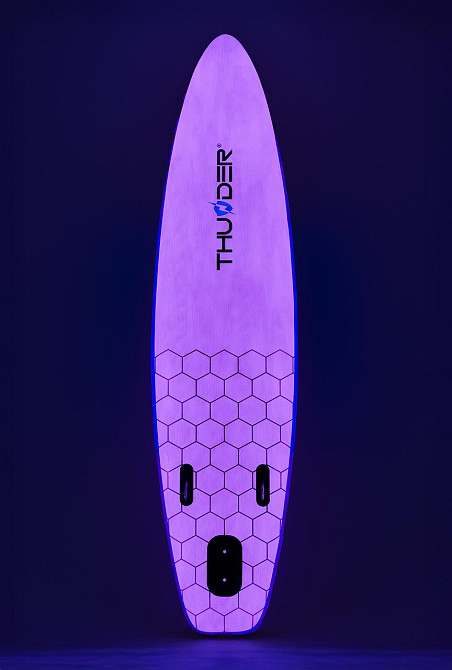 Надувна SUP дошка (Сапборд) з LED підсвічуванням THUNDER LUMOS 320 Київ - фото 8