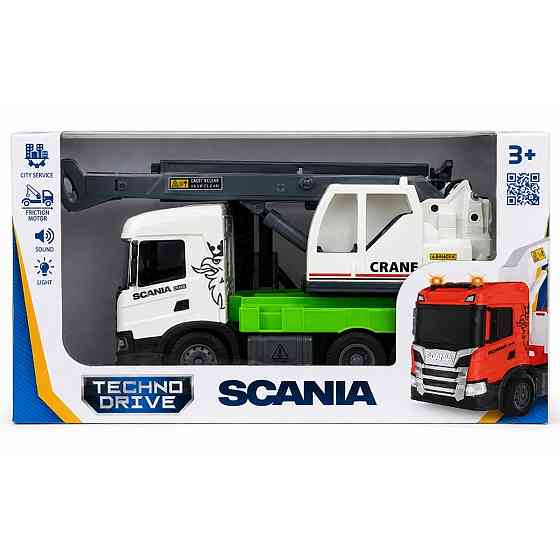 Автомодель серії Big Truck – Автокран Scania (світло, звук) Днепр