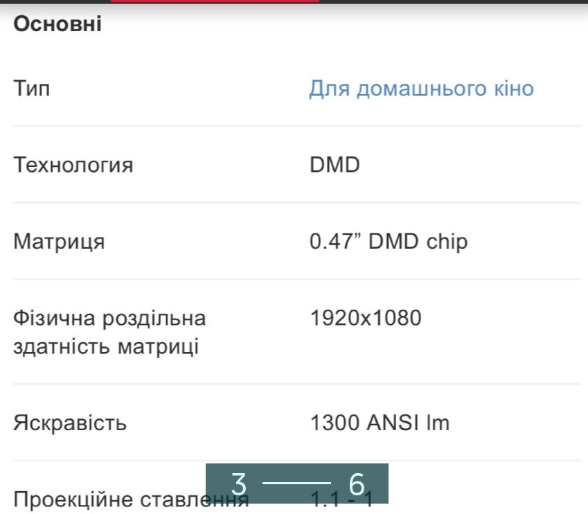 Проектор Xiaomi Mi Projector 2 Pro Харків - фото 5