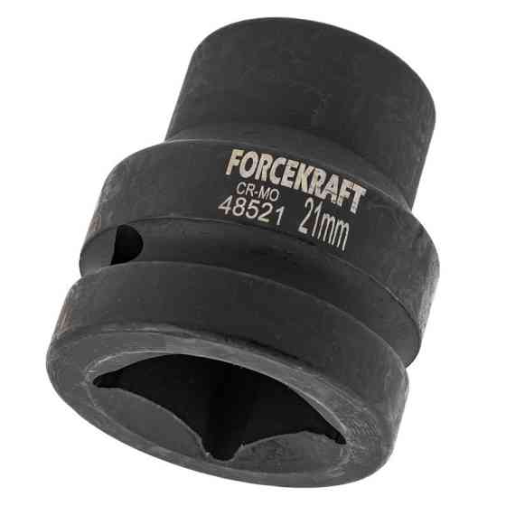 Головка ударна 21 мм 1" 6 г. FORCEKRAFT FK-48521 Одеса
