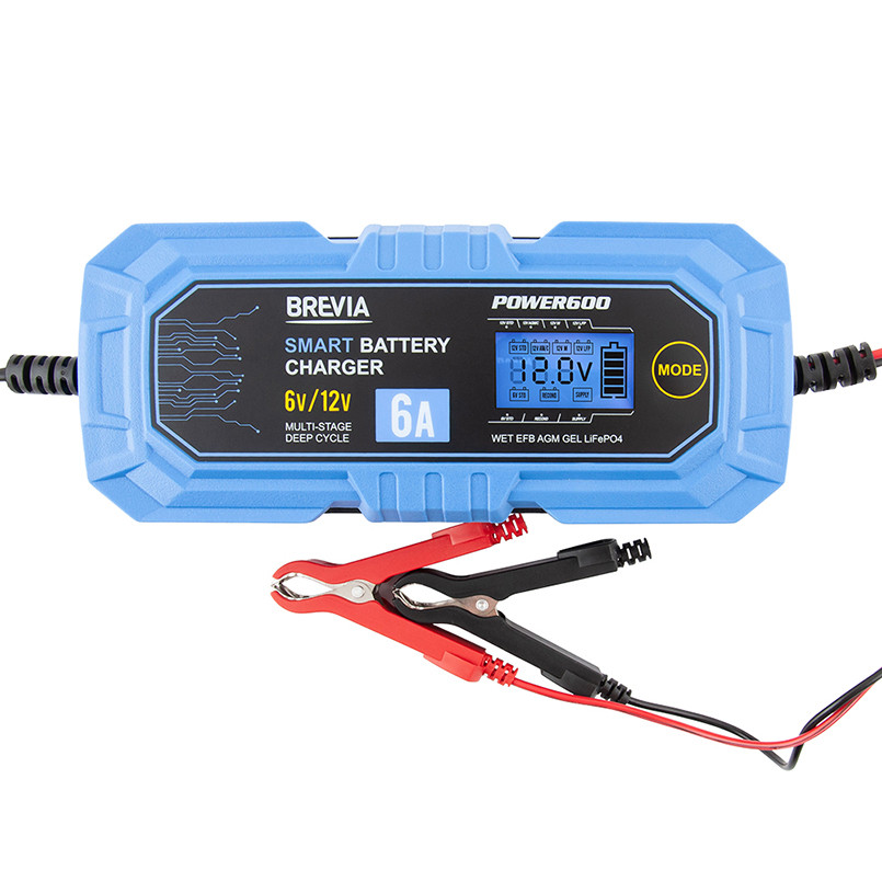 Зарядний пристрій АКБ Brevia Power 6/12В 150А·год 6А Львів - фото 1