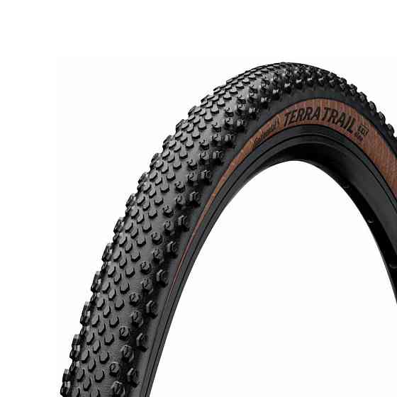 Покрышка бескамерная Continental Terra Trail ShieldWall 28" | 700 x 35C | 28 x 1.35 черная/кремовая, складная, skin Киев