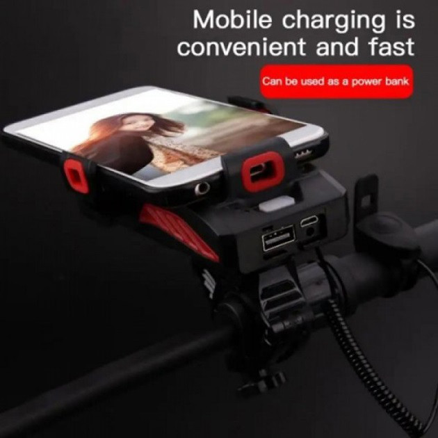 Ліхтар з велокріпленням і акумулятором, Велосипедний світлодіодний ліхтар із зарядкою GB-34 Івано-Франківськ - фото 3