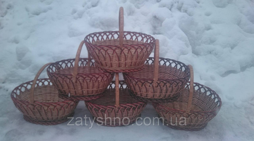 Большая пасхальная корзина плетеная Киев - изображение 6