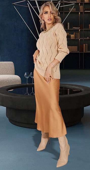 Гарний ажурний светр (46-48) Киев - изображение 4