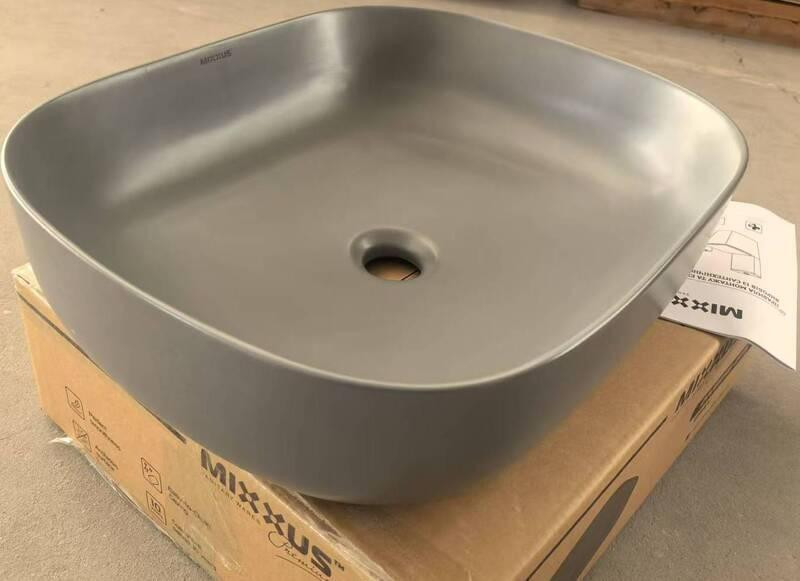 Раковина накладна Mixxus Premium DIVERSE-0115 GRAY 490x395x135mm   ( MP6650 ) 34629 Харків - фото 8