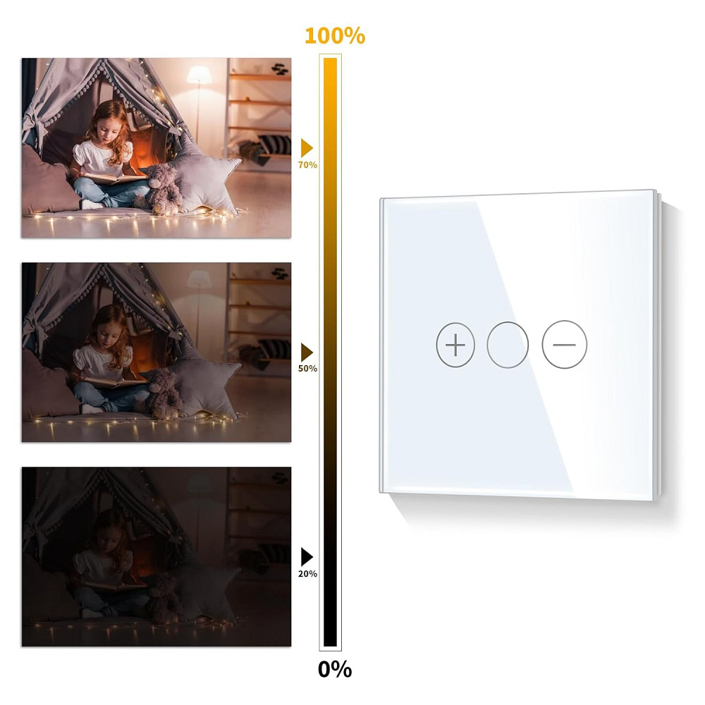 Сенсорний диммер LIAONFOY 700W, 10A, 250V Луцьк - фото 3