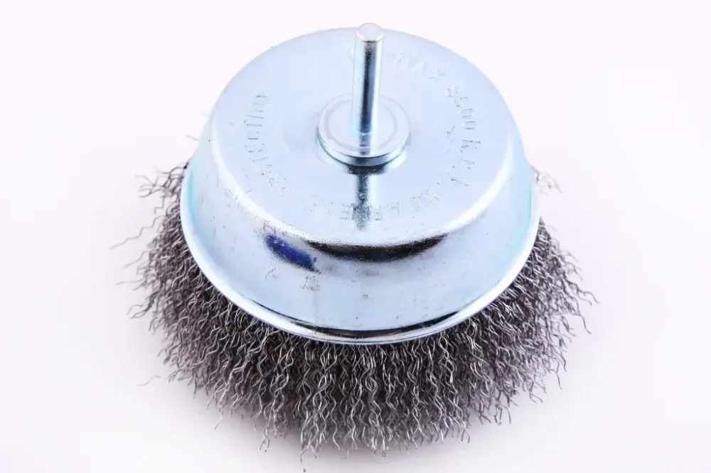 Щетка для дрели чашечная Intertool витая проволока 100мм Винница - изображение 1