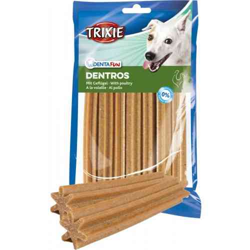 Лакомство Trixie Denta Fun Dentros для собак жевательные палочки с мясом птиц 180 г 7 шт Киев