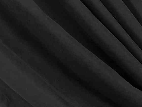 Комплект коротких штор VR-Textil Микровелюр Petek YL № 2017ш Черный 140х170 см 2 шт (35-0434) Киев