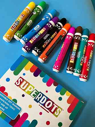 Детские точечные маркеры 35509, 10 цветов по 60 мл Винница