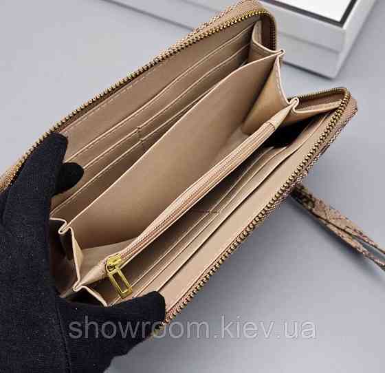 Женский кошелек c ремешком на запястье Guess (6041) светло коричневый Киев