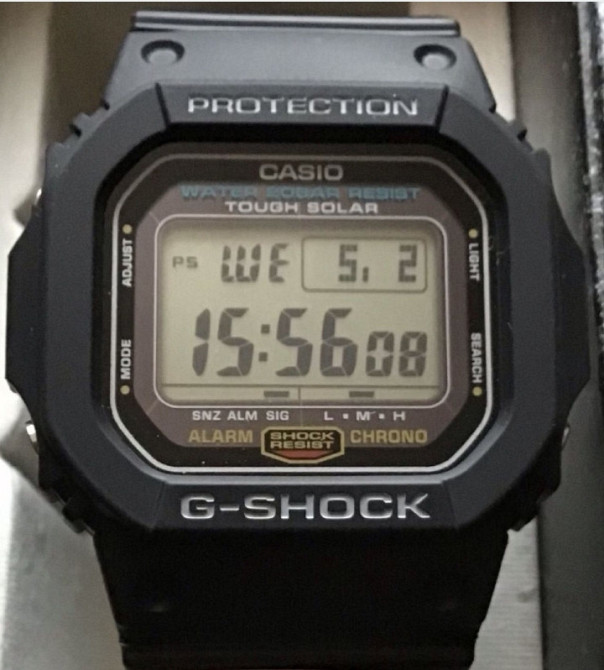 Часы Casio G-Shock The Origin G-5600UE-1DR на солнечной батарее! Харьков - изображение 5