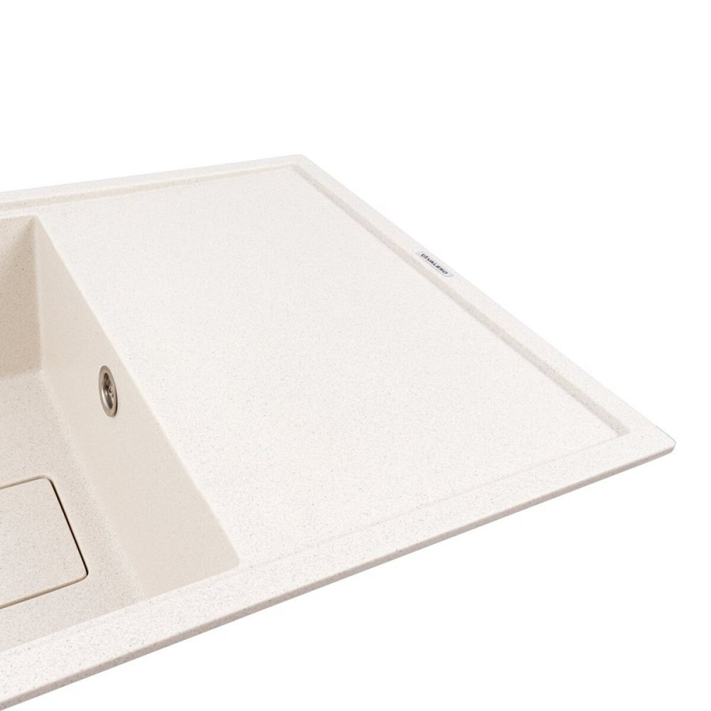 VALESO Гранітна мийка VALESO GALANS 7850 матова Біла в крапку Коломия - фото 20