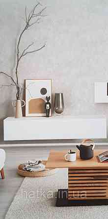 Шпалери вінілові на флізеліні Marburg Memoria 1.06х10 під штукатурку під старовину бежеві біле срібло Київ