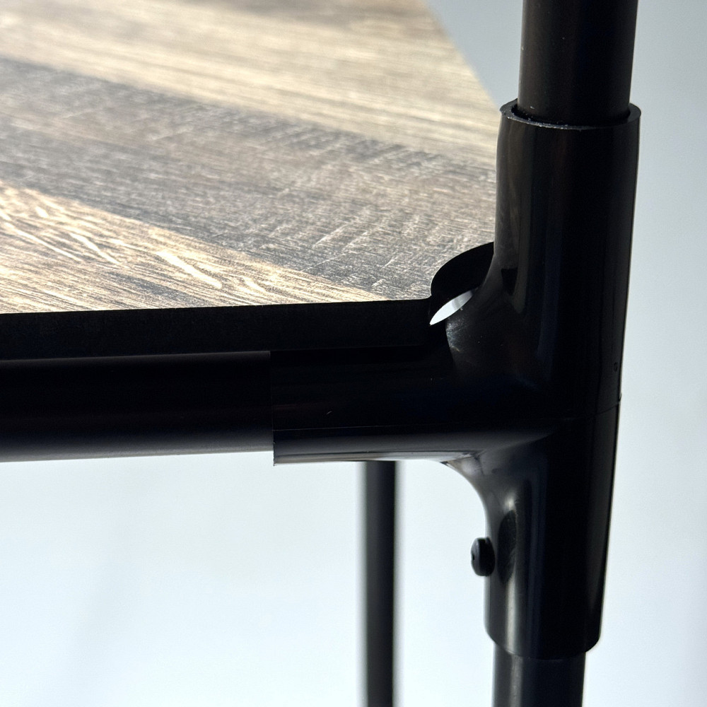 Полиця Troya Light підлогова висока 1,45 м 4х рівнева металева полиця-стелаж з підсвічуванням для ро Бориспіль - фото 8