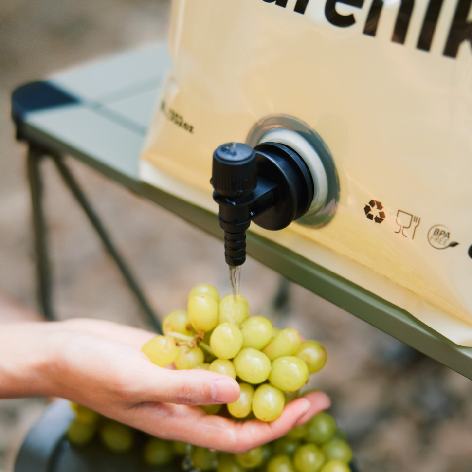 Складной контейнер для воды из полиэтилена Naturehike CNK2450CF027, 10 л, голубой Киев - изображение 2