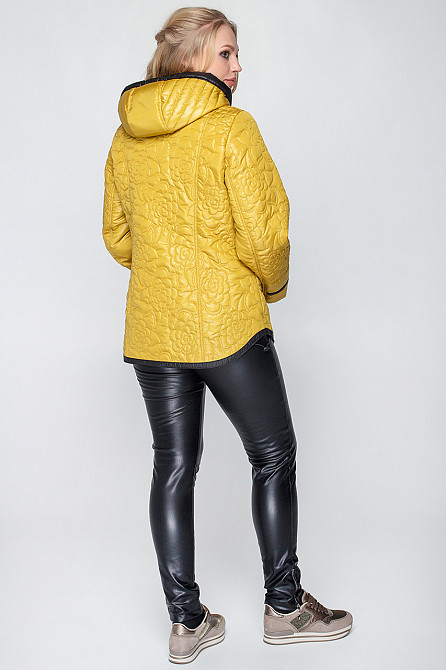 ЖЕНСКАЯ МОДНАЯ ДЕМИСЕЗОННАЯ КУРТКА МИШЕЛЬ ВЕСНА / ОСЕНЬ . 50-60 Киев - изображение 7