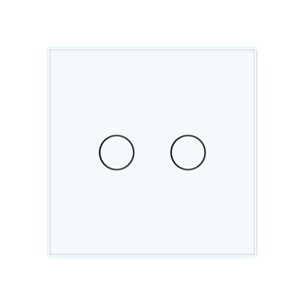 LIVOLO Розумний сенсорний ЕС вимикач 2 сенсори LIVOLO білий матове скло Коломия - фото 6