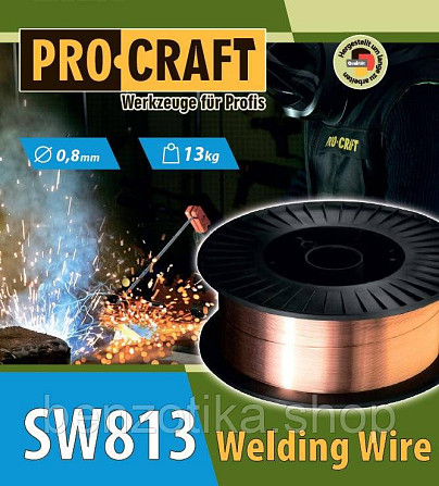 Зварювальний дріт Procraft SW813 0.8 мм 13 кг Київ - фото 2