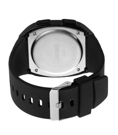 Часы мужские наручные спортивные Skmei 2208 (Черный с белым) Киев