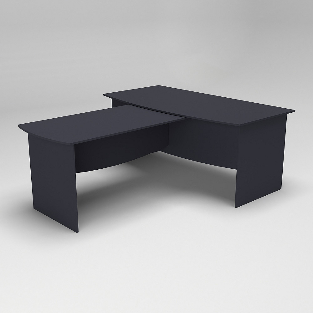 Стіл для переговорів Лідер, Антрацит, 1800/2220/760 Львів - фото 2