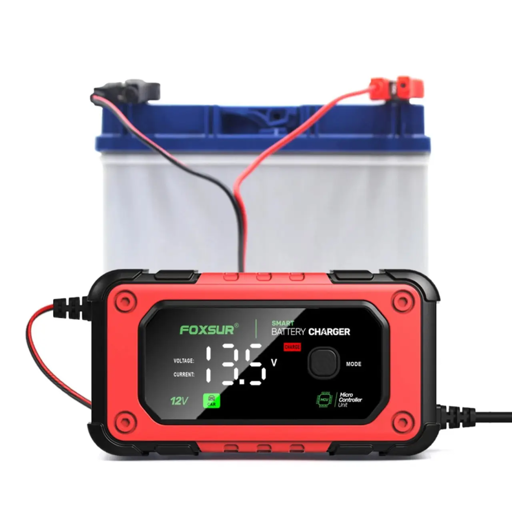 Зарядное устройство Foxsur 12V-8A/24V4A 12V-7A для автомобильного аккумулятора Киев - изображение 7