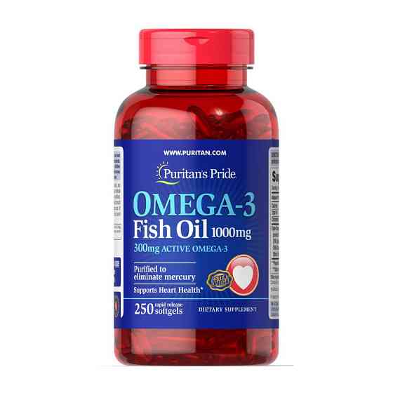 Omega-3 Fish Oil 1000 mg (250 softgels) Луцьк