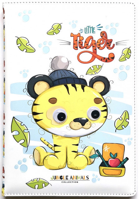 Блокнот дитячий А5/64 арк. "Bourgeois" чисті аркуші, шкірзам обкл, 9321, шт Київ - фото 1