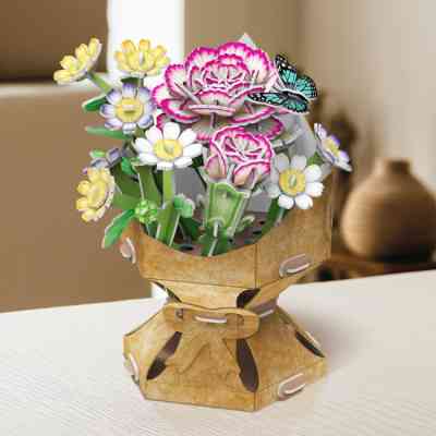 Пазл Cubic Fun трехмерный Букет цветов Гвоздики (W3300h) Винница