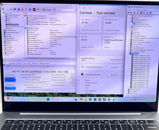 Сенсорный Samsung Galaxy Book4 Pro 14 Ultra 5 125H 16GB 512GB Гарантия. Харьков