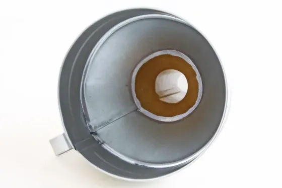 Лейка метал. дизель 1.5л носик прямой усил. оцинкованная Винница