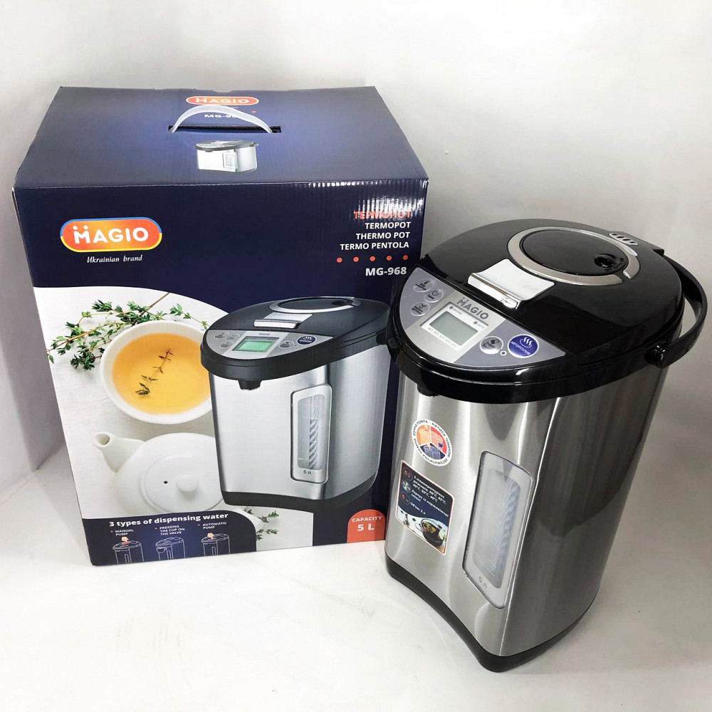 Качественный кухонный бытовой термопот с теплоизоляцией Magio, Термопот для воды бытовой MH-33 Львов - изображение 10