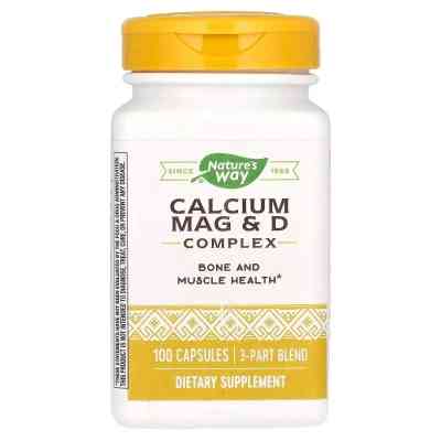 Витамин Nature's Way Комплекс кальций, магний и витамин D, Calcium Mag & D Complex, 100 к (NWY-41420) Винница
