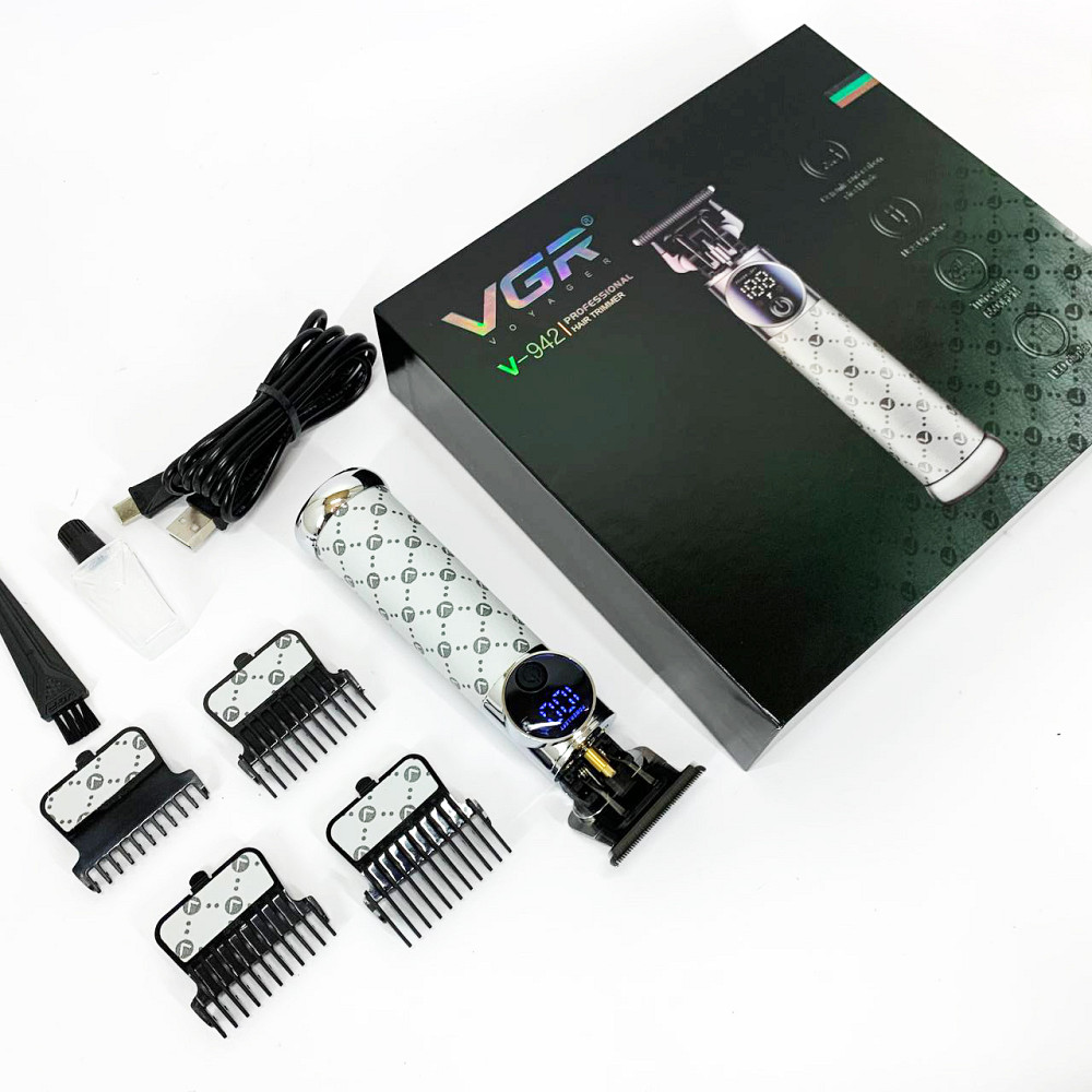 Машинка для окантовки акумуляторна VGR V-942, Класна машинка для стрижки волосся, Тример бездротовий OT-19 Івано-Франківськ - фото 3