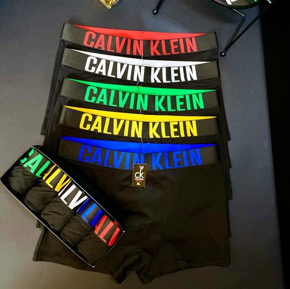 Чоловічі труси шорти набір брендові (3 шт. в пакованні) в асортименті 7793 M Київ - фото 1