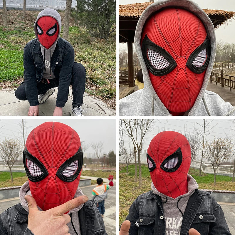 Маска Спайдермена RESTEQ — маска Spiderman из Marvel, качественный костюмный аксессуар для косплея, вечеринок и Хэллоуина Киев - изображение 2