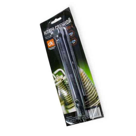 Ключ свечной трубчатый 16/21 двухсторонний с воротком Мукачево