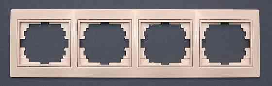 Рамка Valeso РК-1004 4-секційна крем Коломия