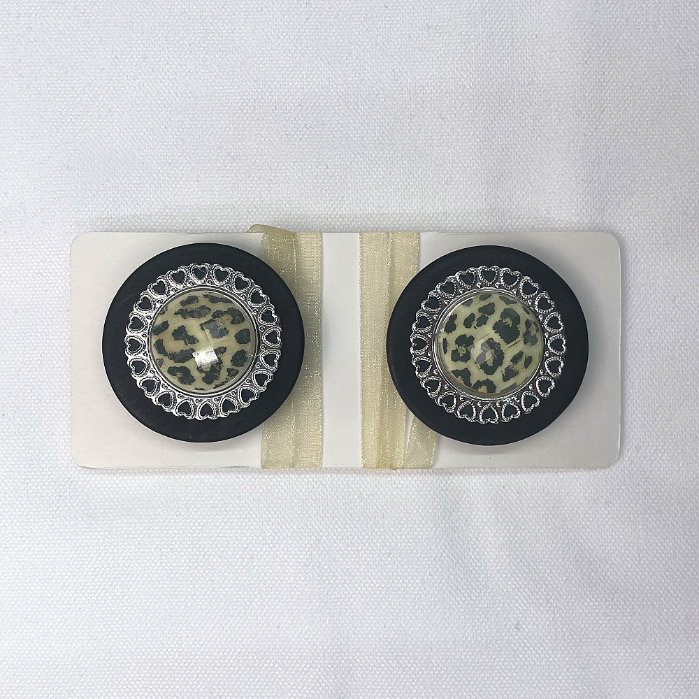 Магніти для штор і гардин Карпати набір 2 шт Чорний з сріблястим (81-147) Київ - фото 5